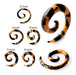 Cheetah Print Spiral Expander - Monster Piercing