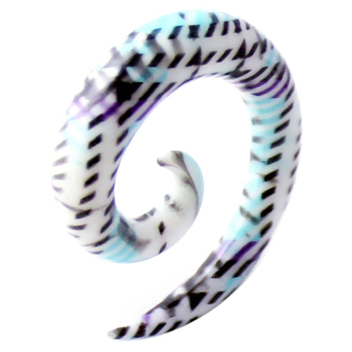 Multi Stripe Spiral Expander - Monster Piercing