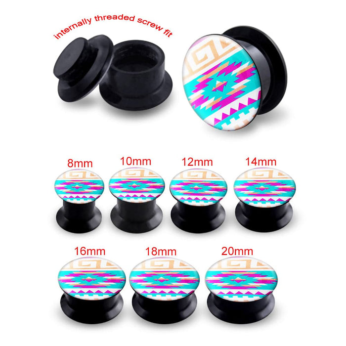 Printed Logo Ear Plug - Monster Piercing