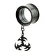 Black PVD Plated Dangling Castings Ear Flesh Tunnel - Monster Piercing