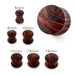 Wood Pattern UV Acrylic Double Flared Ear Plug - Monster Piercing