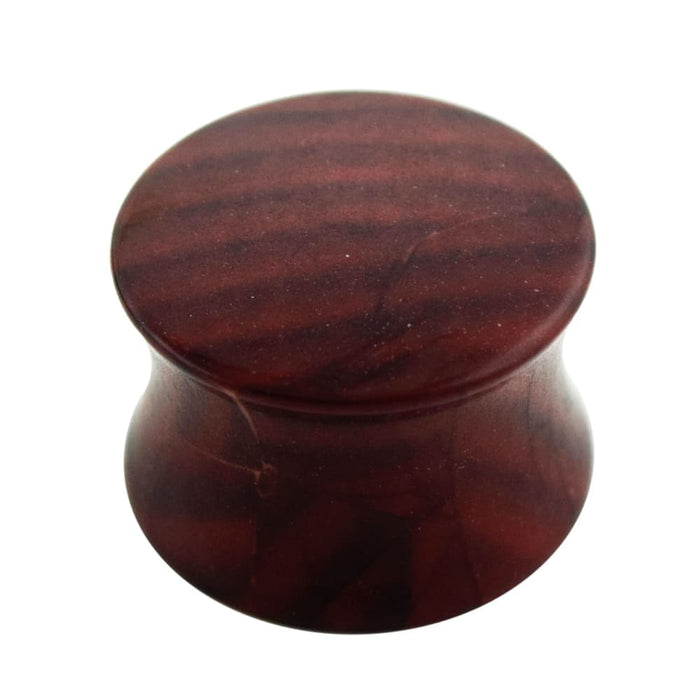 Wood Pattern UV Acrylic Double Flared Ear Plug - Monster Piercing