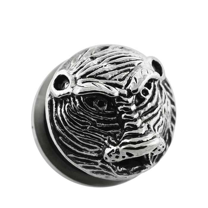 Casting Tiger Screw Fit Flesh Tunnel - Monster Piercing