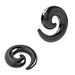 Black PVD Plated Over Hollow Surgical Steel Ear Expander - Monster Piercing