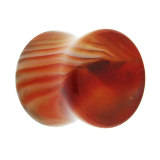 Colorful Synthetic Carnelian Stone Saddle Ear plug Gauges - Monster Piercing