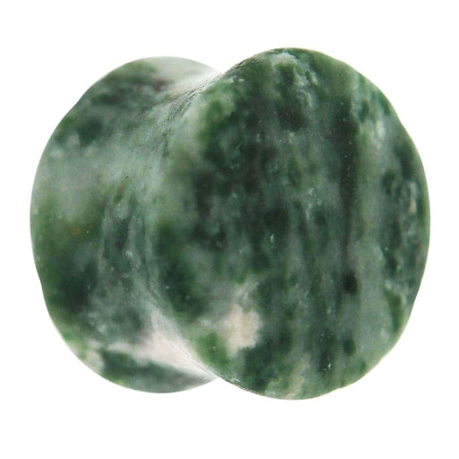 Colorful Synthetic Moss Agate Stone Saddle Ear plug Gauges - Monster Piercing