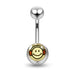 Cartoon Surgical Steel Belly  Ring - Monster Piercing