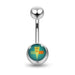 Cartoon Surgical Steel Belly  Ring - Monster Piercing