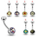 Cartoon Surgical Steel Belly  Ring - Monster Piercing