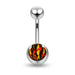 Printed Surgical Steel Belly  Ring - Monster Piercing