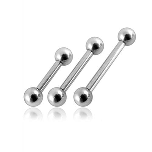 Steel Tongue Barbell with Ball-End - Monster Piercing