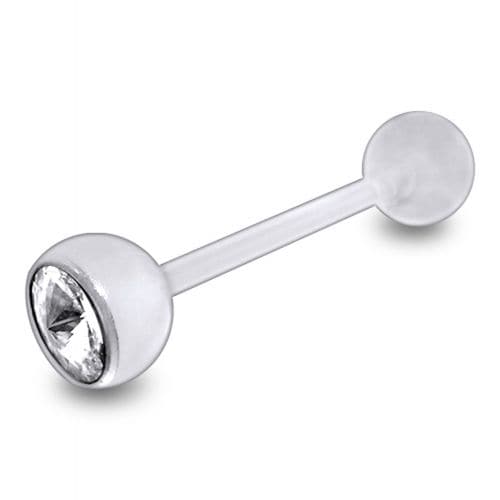 BioFlex Jewelled Straight Barbell - Monster Piercing