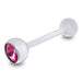 BioFlex Jewelled Straight Barbell - Monster Piercing