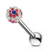 316L Surgical Steel Ferido Ball Top Tongue Bar - Monster Piercing