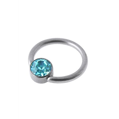 G23 Grade Titanium Jeweled BCR - Monster Piercing