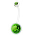 Bio-Flex Gemstone Jewelled Belly Ring - Monster Piercing