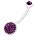 BioFlex Crystal Belly Ring - Monster Piercing