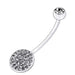 BioFlex Crystal Belly Ring - Monster Piercing