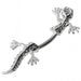 Jewelled Gecko Spinal Belly Button Ring - Monster Piercing