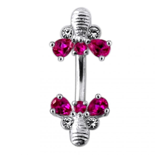 Jewelled Bumble Bees Spinal Ring - Monster Piercing