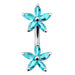 Jewelled Daisies Spinal Belly Button Ring - Monster Piercing