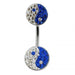 Yin & Yang Spinal Belly Ring - Monster Piercing