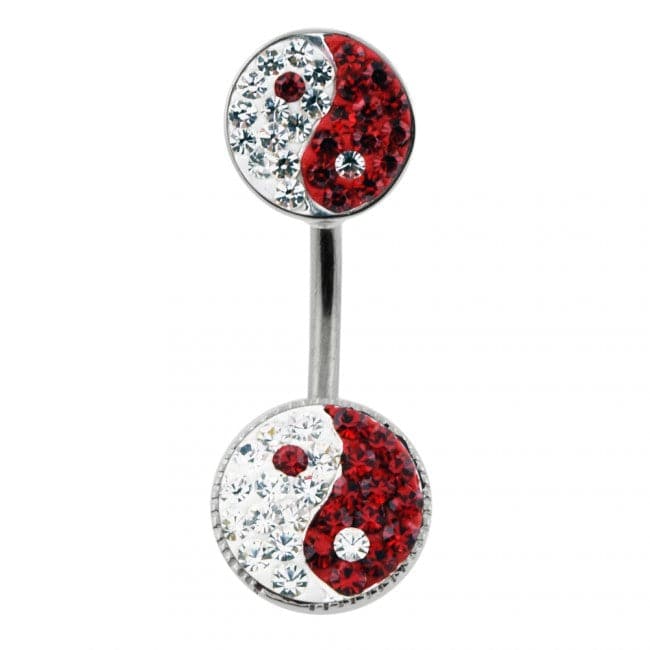 Yin & Yang Spinal Belly Ring - Monster Piercing