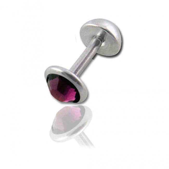 316L Surgical Steel Jeweled Fake Ear plug - Monster Piercing