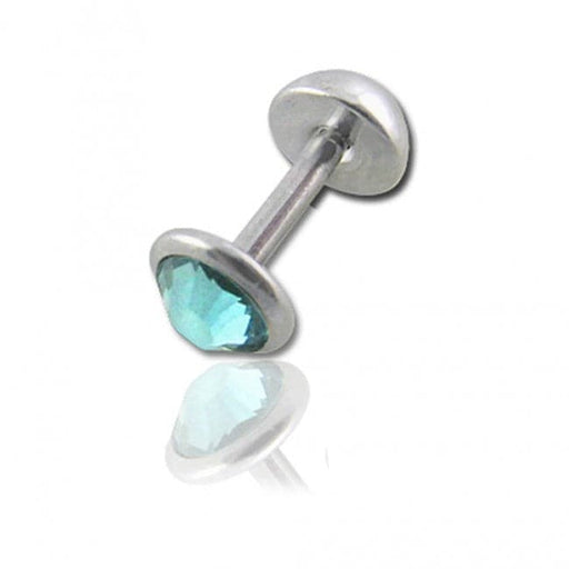 316L Surgical Steel Jeweled Fake Ear plug - Monster Piercing