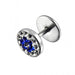 Jewelled Crystal Fake Ear Plug - Monster Piercing