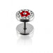 Jewelled Crystal Fake Ear Plug - Monster Piercing