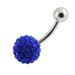 Crystal Stone Belly Ring Body Jewelry - Monster Piercing