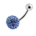 Crystal Stone Belly Ring Body Jewelry - Monster Piercing