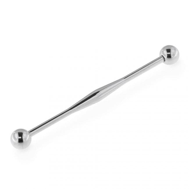 316L Surgical Steel Bumped Center Ear Industrial Bar - Monster Piercing