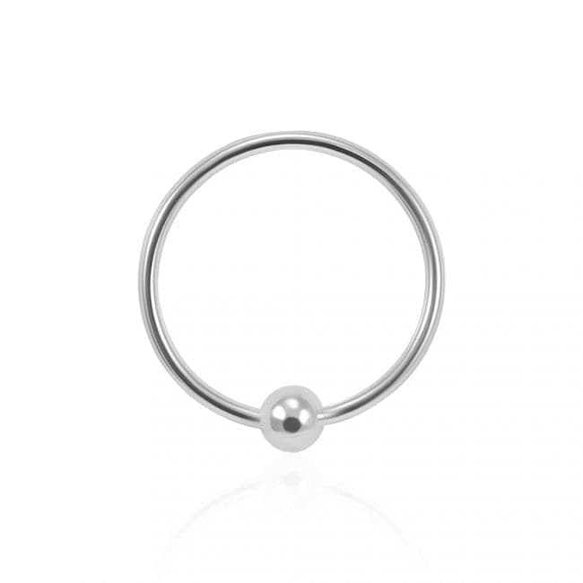 925 Sterling Silver 24G BCR Nose Ring - Monster Piercing