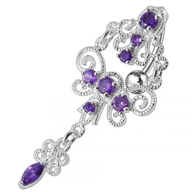 Chandelier Special Dangling Belly Ring - Monster Piercing