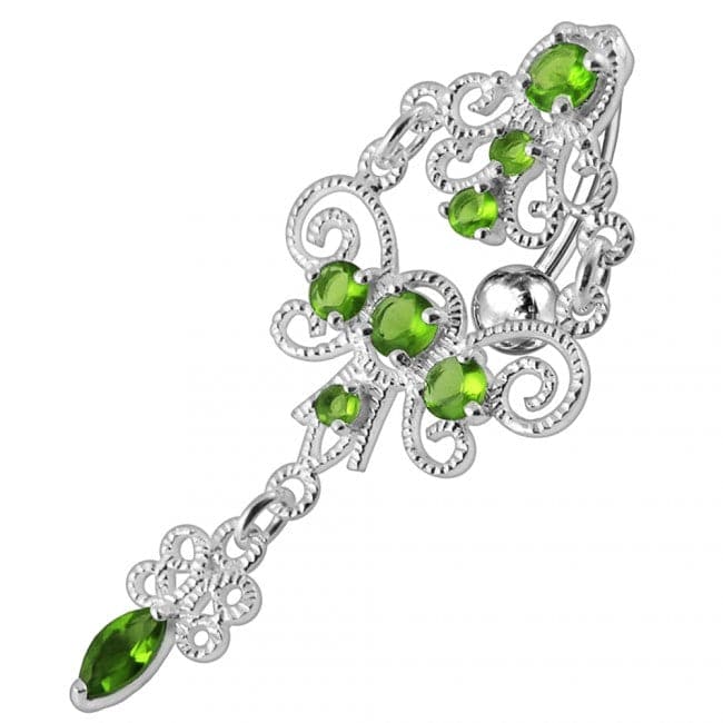 Chandelier Special Dangling Belly Ring - Monster Piercing