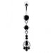 Flower Bud Dangling Belly Ring - Monster Piercing