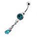 Twined Dangling Belly Ring - Monster Piercing