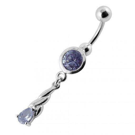 Twined Dangling Belly Ring - Monster Piercing