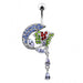 Shark and Butterfly Dangling Belly Ring - Monster Piercing