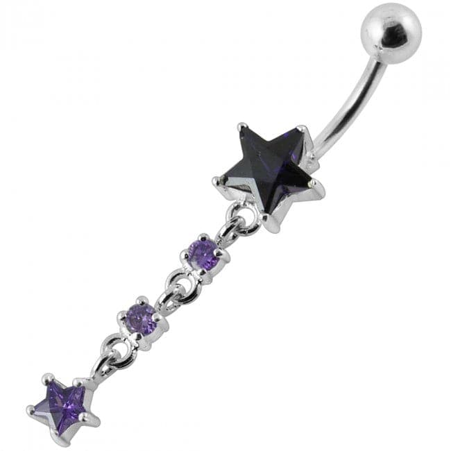 Star Dangling Belly Ring - Monster Piercing