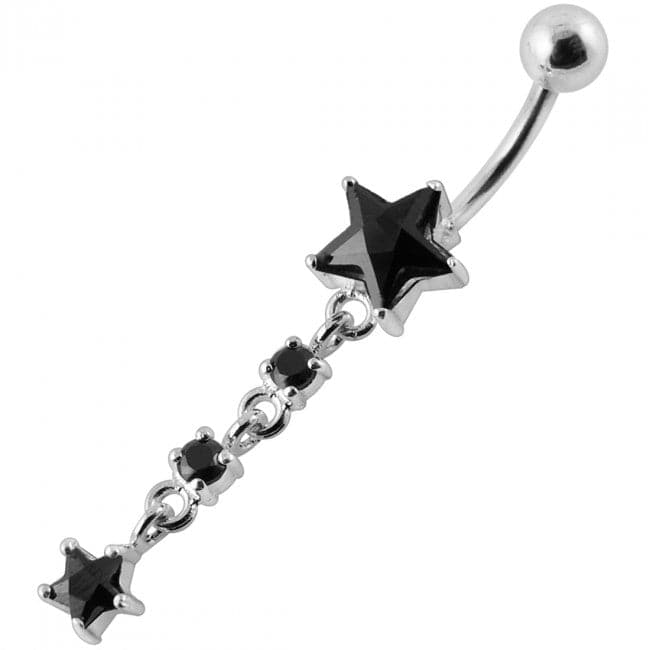 Star Dangling Belly Ring - Monster Piercing