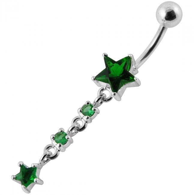 Star Dangling Belly Ring - Monster Piercing