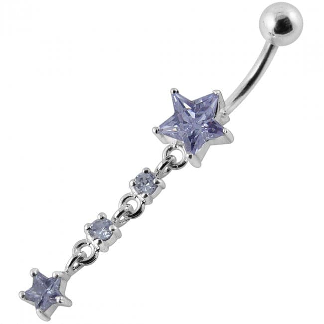 Star Dangling Belly Ring - Monster Piercing