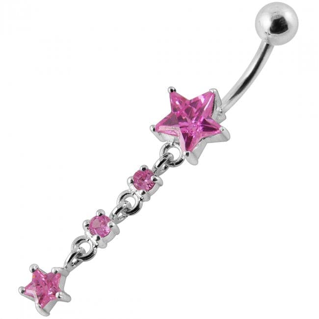 Star Dangling Belly Ring - Monster Piercing