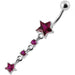 Star Dangling Belly Ring - Monster Piercing