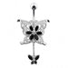 Mother and Child Buttterfly Belly Ring - Monster Piercing