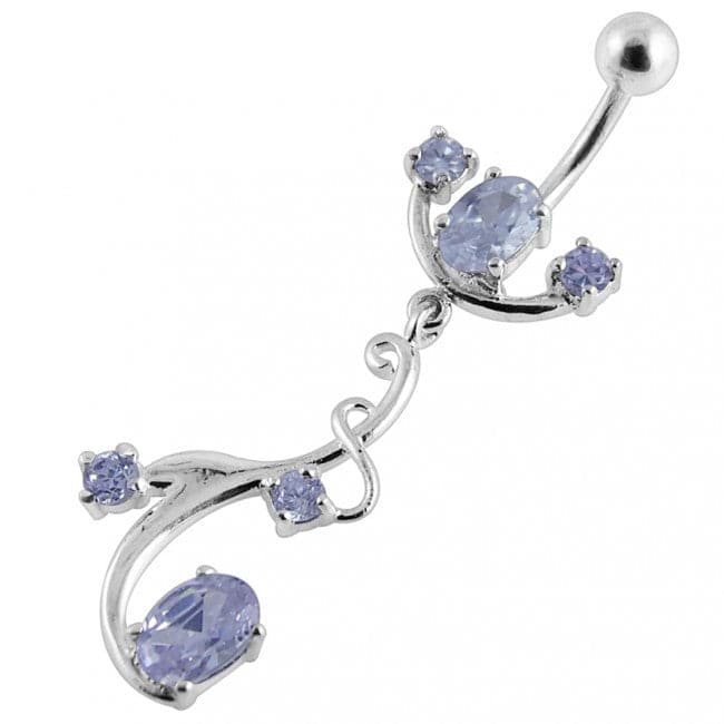 Fancy Filigree Dangling Belly Ring - Monster Piercing