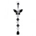 Butterfly Long Dangling Belly Ring - Monster Piercing